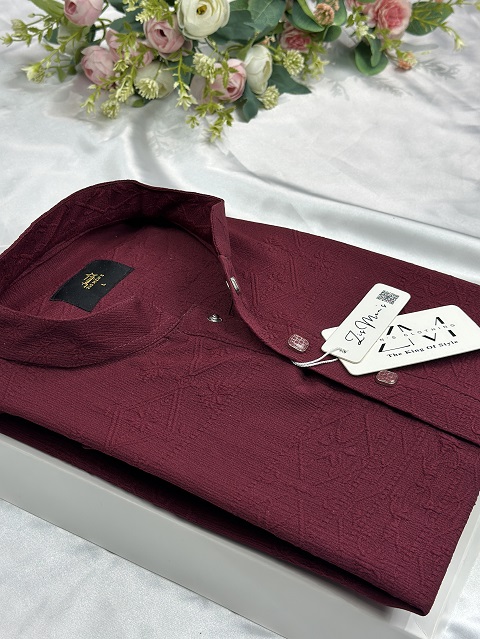 POPCORN TEXURED (MAROON)