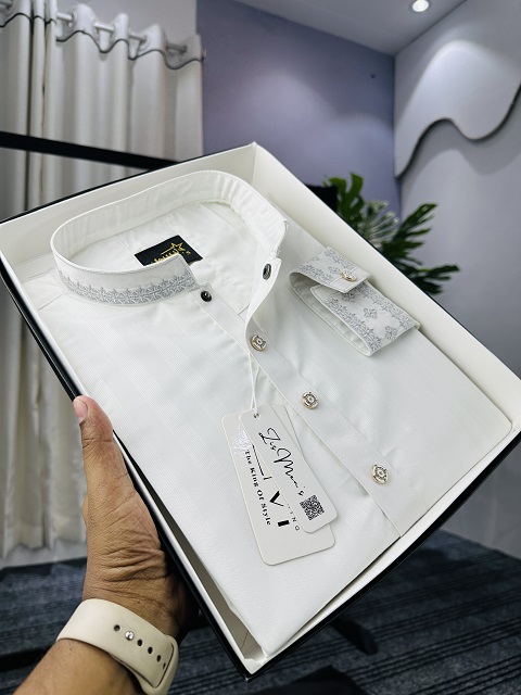 লাক্সারি প্রিমিয়াম পাঞ্জাবি (WHITE)